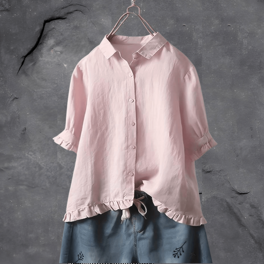 Zinnia | Elegant Cotton Shirt