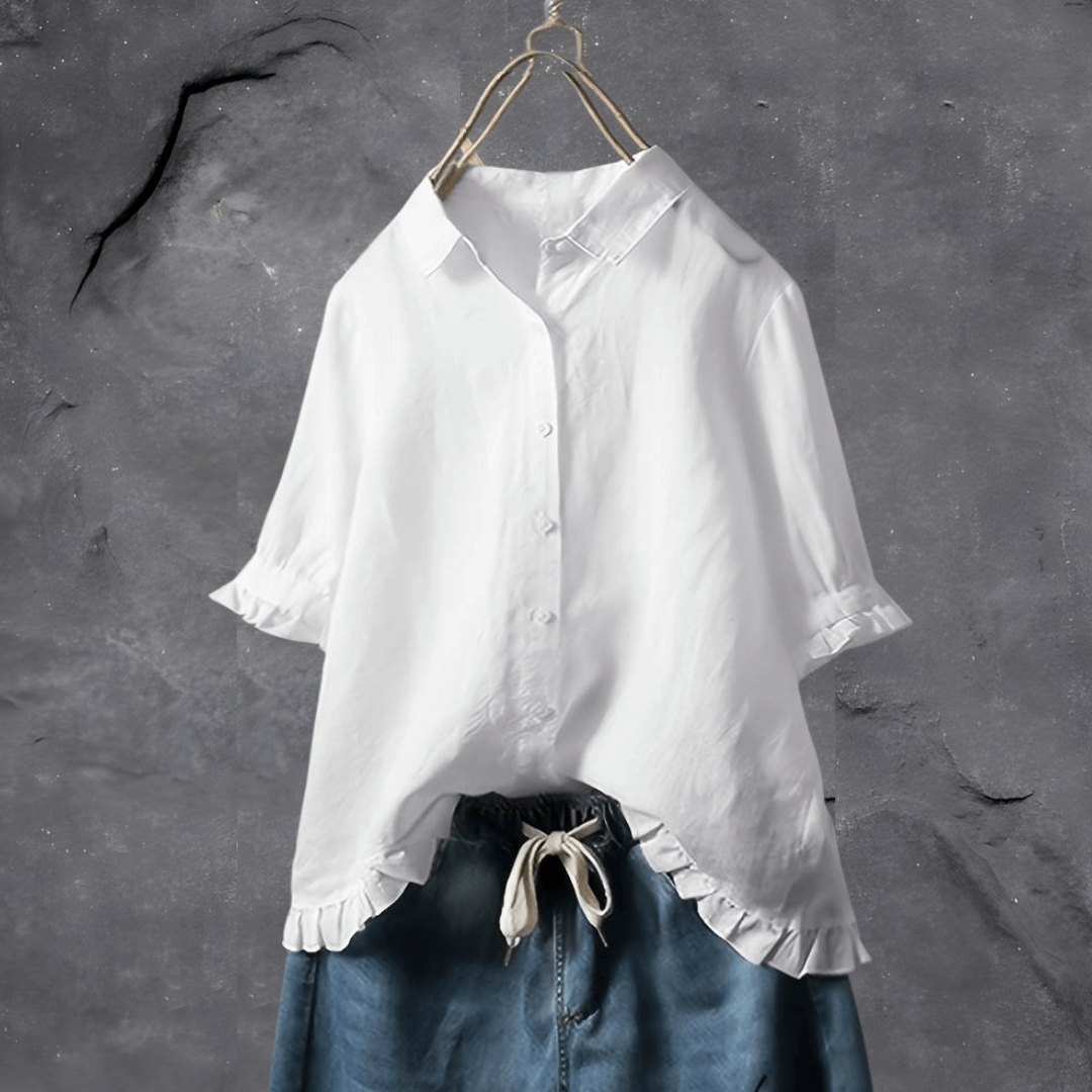 Zinnia | Elegant Cotton Shirt