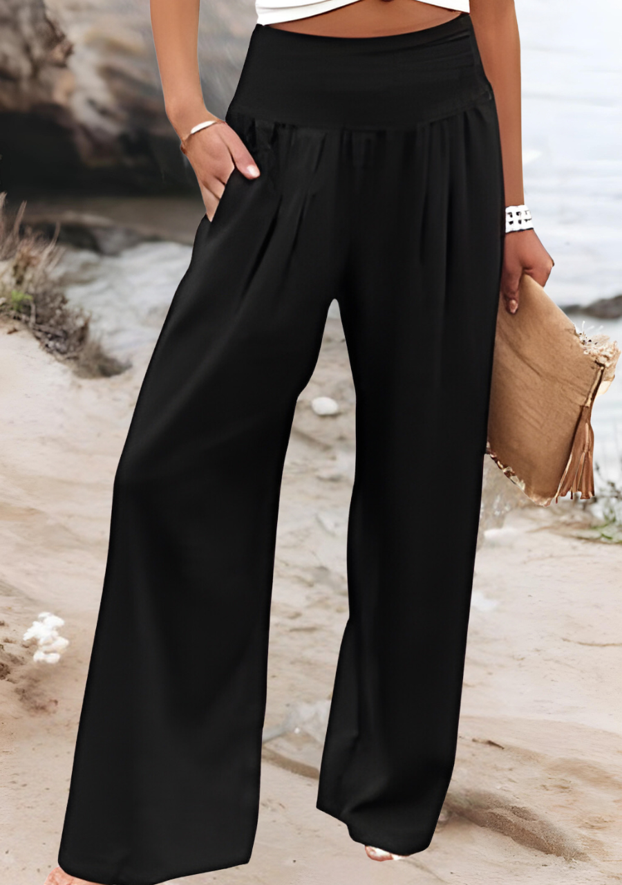 Ayla - Wide Leg Beach Trousers