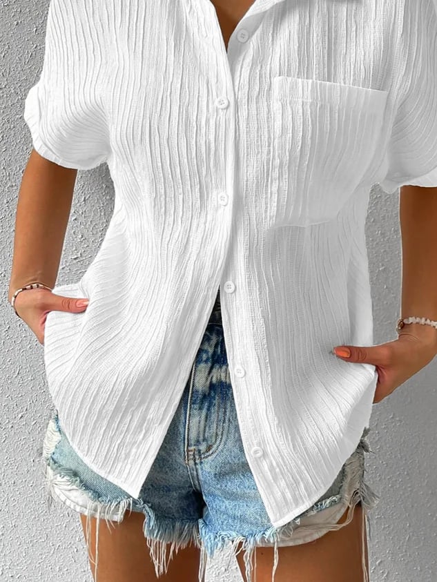 Bria Relaxed Textured Top