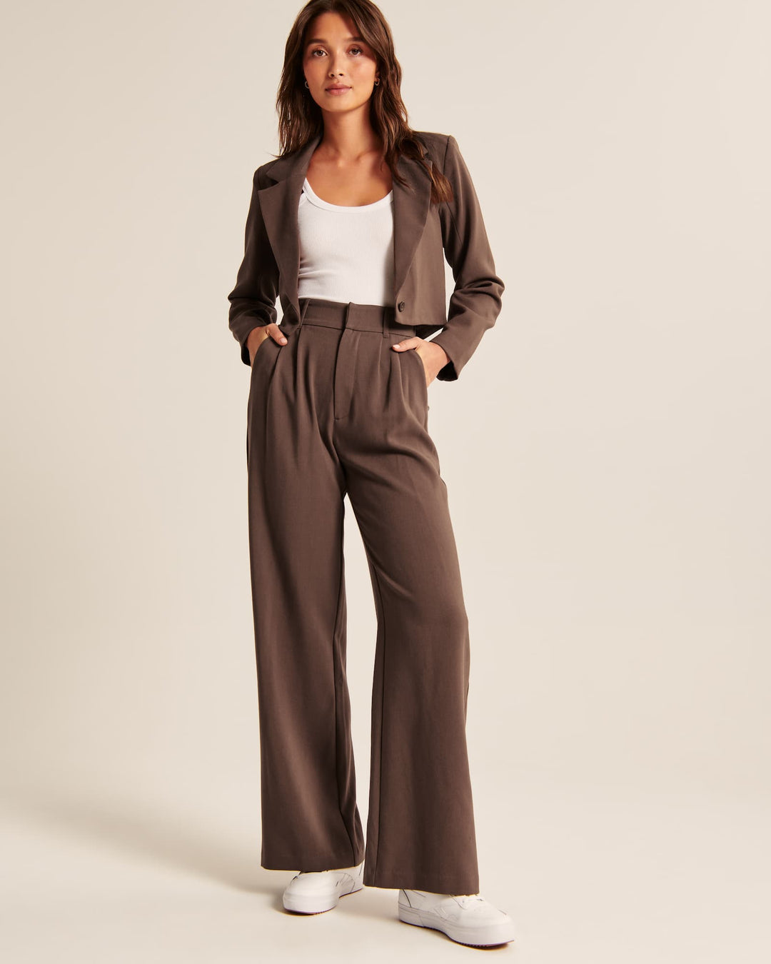 Maysa | Mocha Wide-Leg Pants