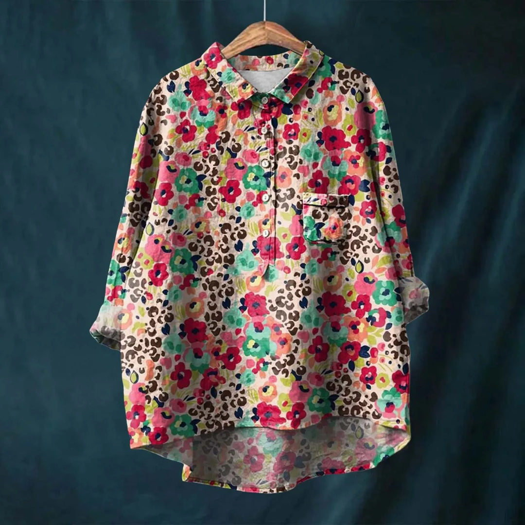 Natasha | Elegant Floral Shirt