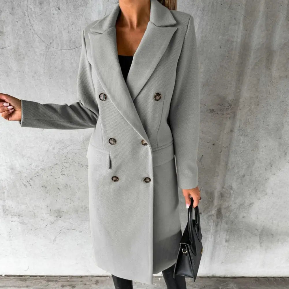 Judith™ Elegant Wool Trenchcoat