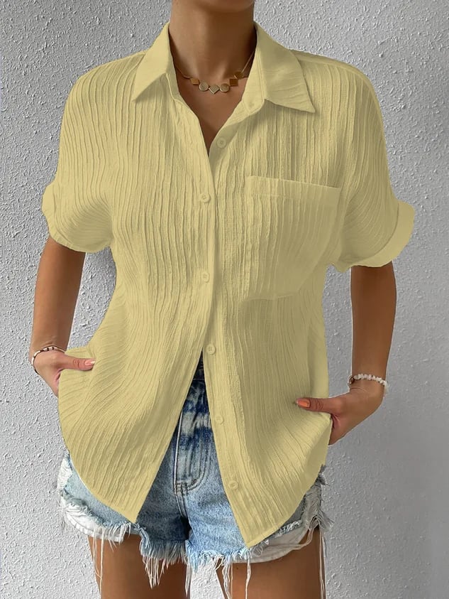 Bria Relaxed Textured Top