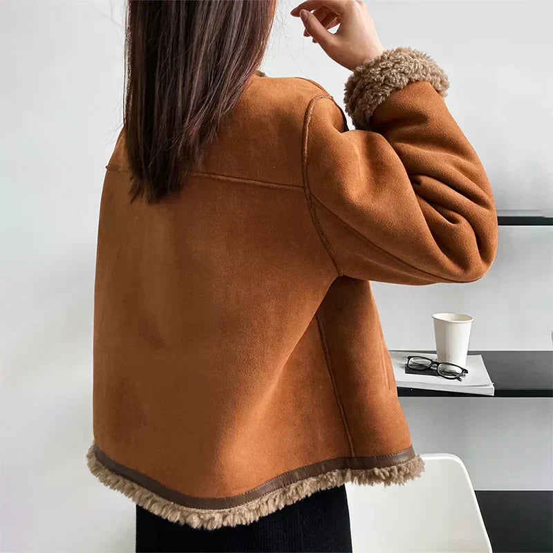 Gabi | Wool Button Jacket