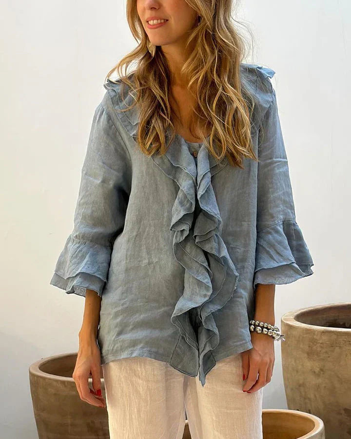 Chloe - Chic Ruffled Blouse