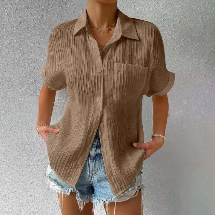 Bria Relaxed Textured Top